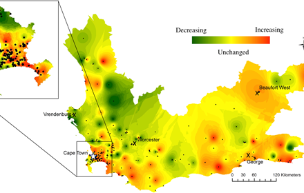 Western Cape Province, South Africa A Retrospective Spatiotemporal Analysis