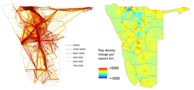 Dynamic Population Mapping Applied In Namibia