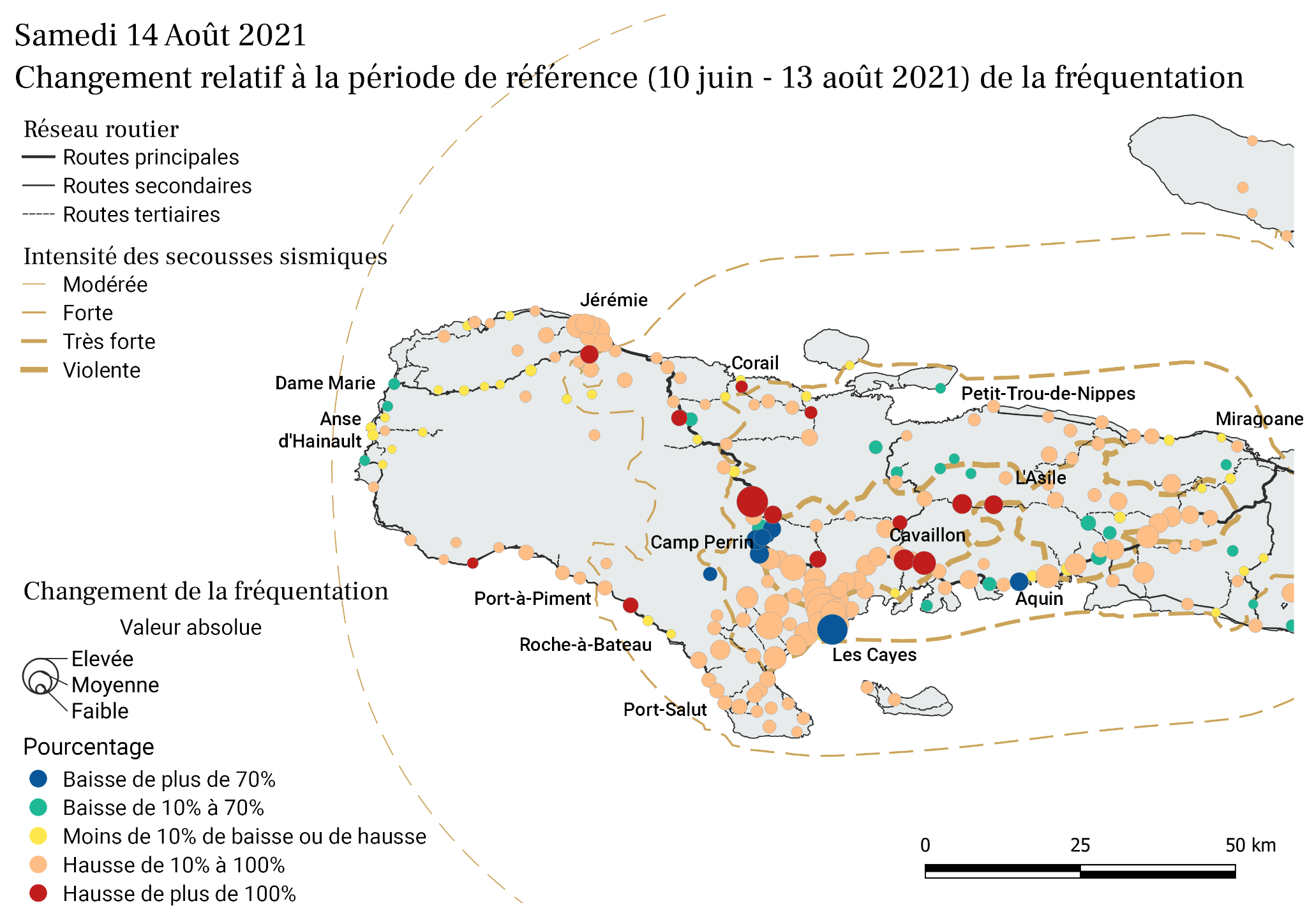 Fréquentation 14 Aout