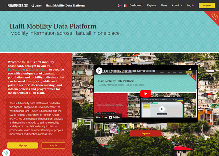 HTI Data Platform Homepage