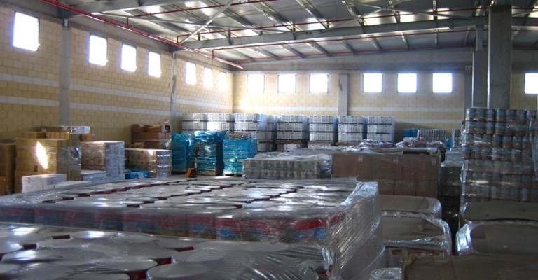 Supplies Come Into Central Warehouses