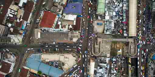 Nigeria Aerial view mobility
