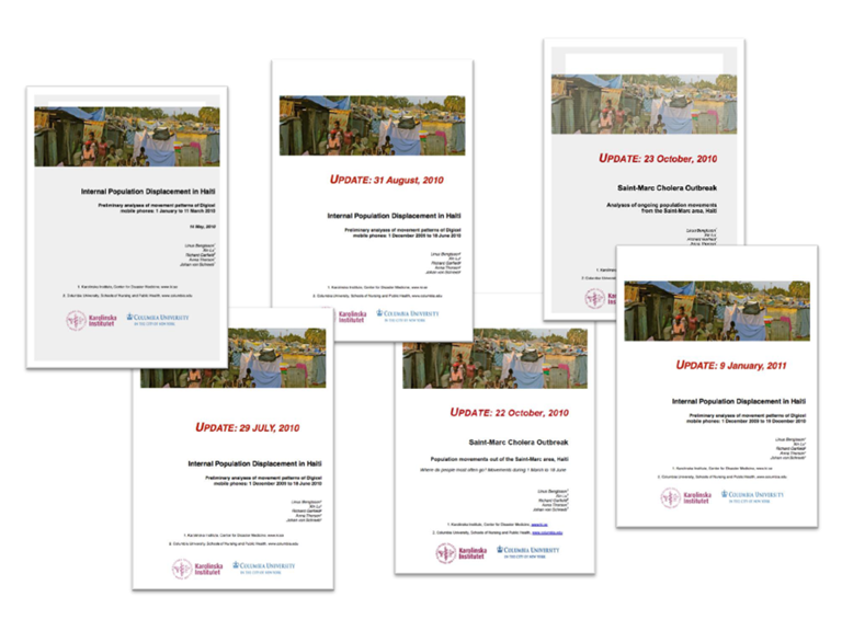 Reports Distributed To Relief Agencies