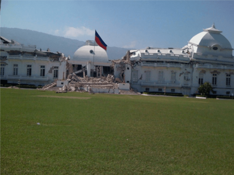 The Presidential Palace After The Earthquake